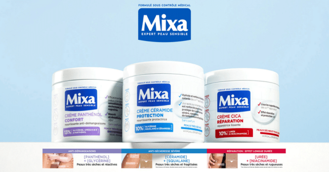 La Crème des peaux sèches et sensibles Mixa - Avis et Test sur Le Lab